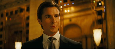 christian bale as bruce wayne
