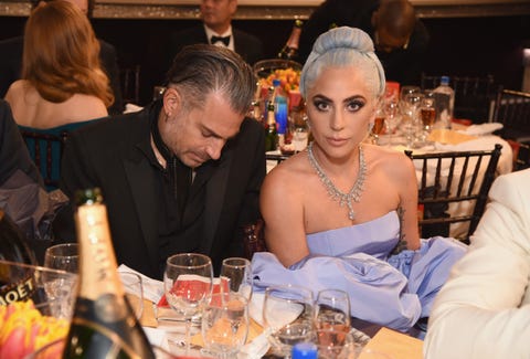 Lady Gaga Brings Her Fiancé Christian Carino to the 2019 Golden Globes