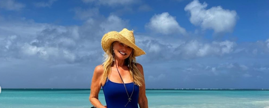 At 69, Christie Brinkley Shows off Toned Legs in New '80s Swimsuit Beach Pics