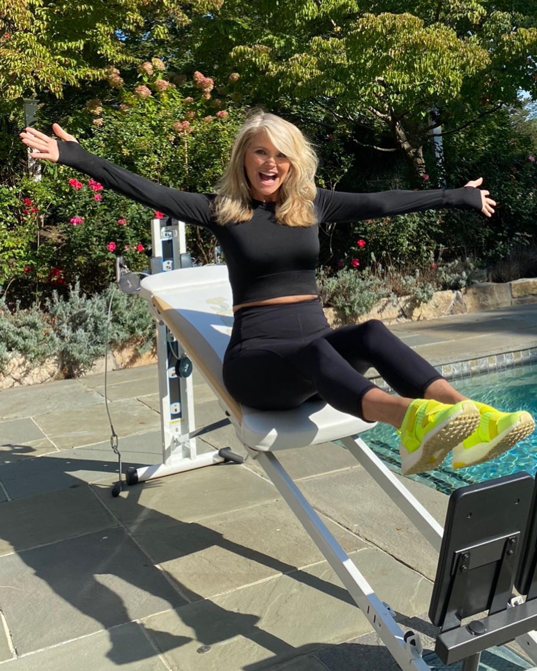 christie brinkley workout machine