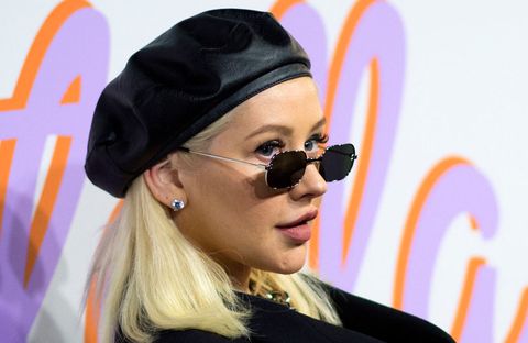 Christina Aguilera attends the Stella McCartney Autumn 2018 womenswear collection