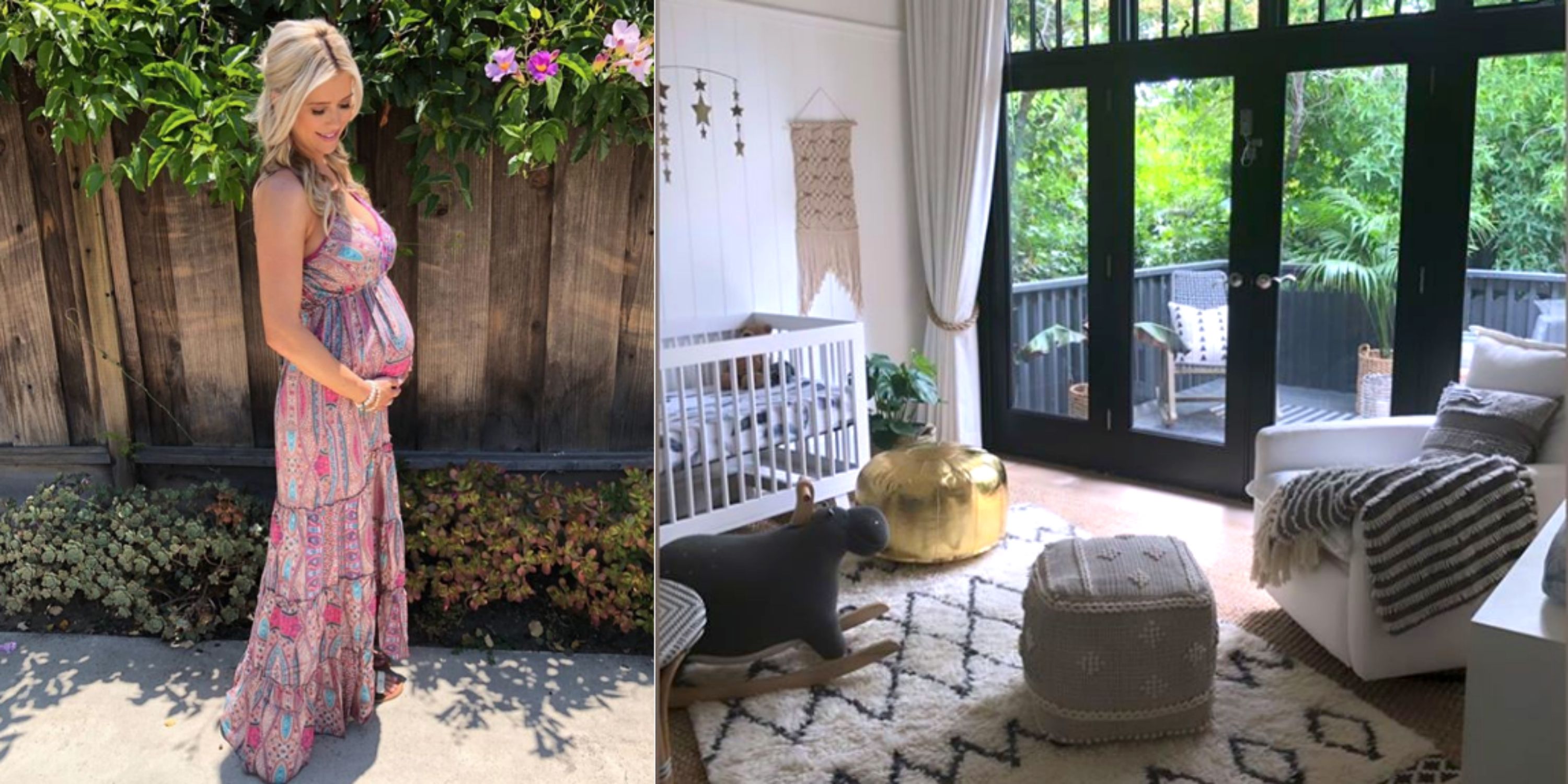 Hgtv S Christina Anstead Shows Off Her Boho Nursery For Baby Christina Anstead Shows Off Her Boho