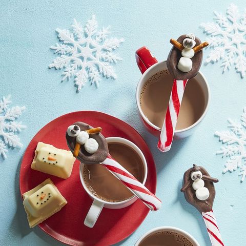 christmas activities for kids make snowman spoons for hot cocoa