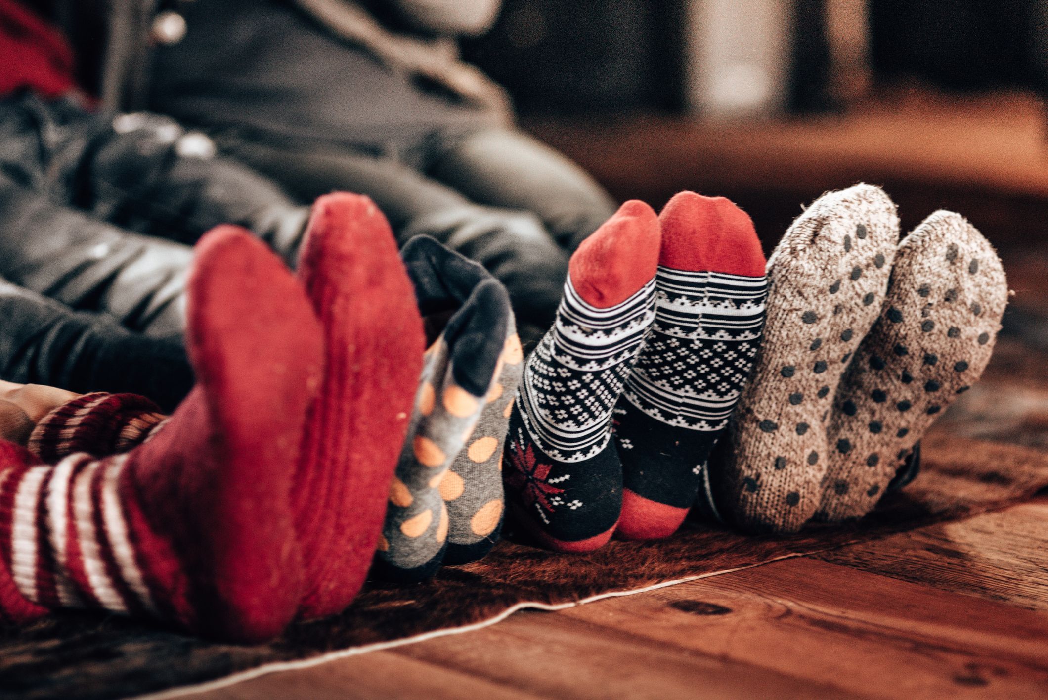 GIRLS WOMENS Winter Cotton Blend Boot Socks Knit Weave Long Warm Thick 1 PAIR B5 