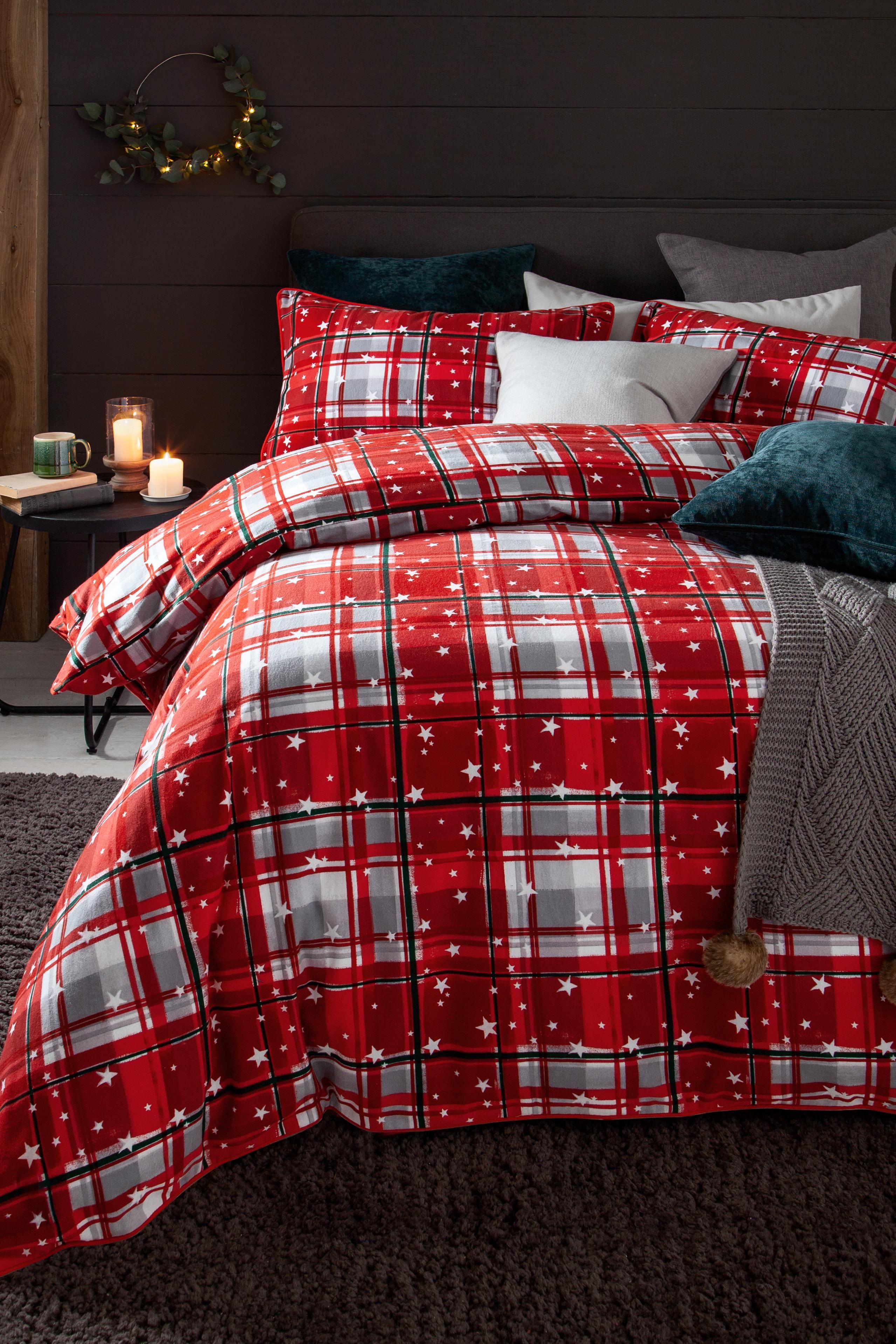 Gift ~ ONLY £11.99 Double Penguins Duvet Quilt Cover Christmas Penguin Bedding 