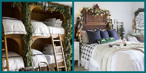 24 Best Christmas Bedroom Decor Ideas 2019 Holiday Bedroom Decorations