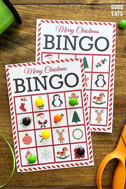 18 best christmas bingo ideas free printable holiday