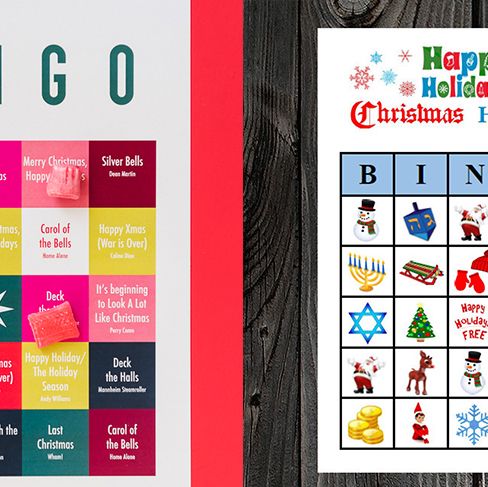 Printable christmas bingo cards for 20