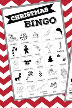 18 Best Christmas Bingo Ideas - Free Printable Holiday Bingo Game Cards