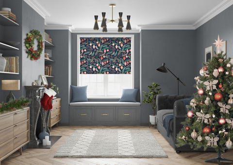 deck the halls   roller blind