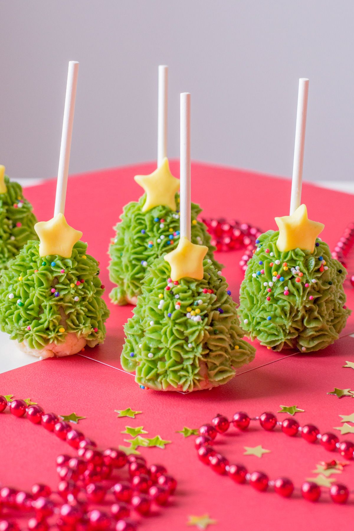 Lollipop Cake Pop Candy  Christmas Tree Ornaments Sweet Treats Set /4 