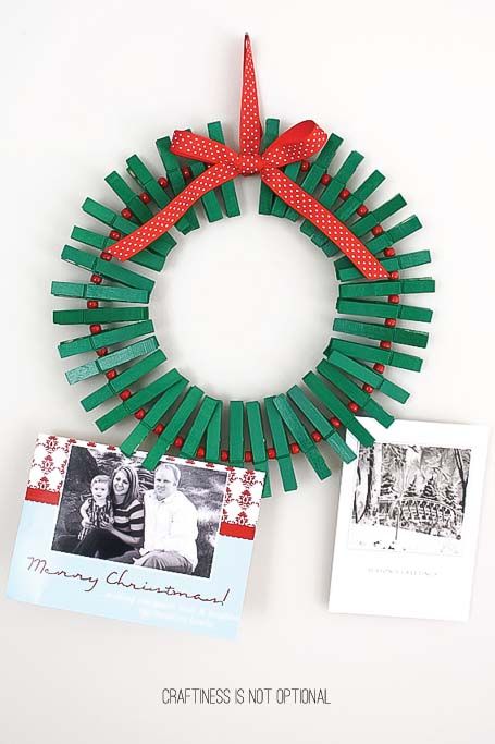 32 Diy Christmas Card Holder Ideas How To Display Holiday Cards