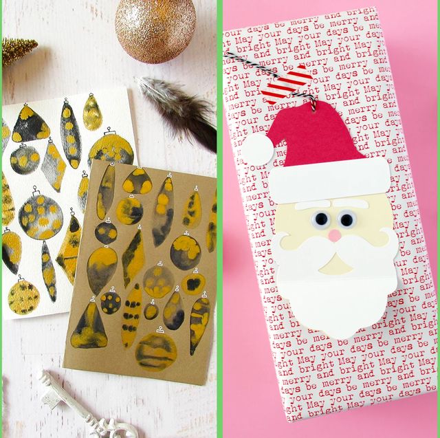 40 Diy Christmas Cards Unique Christmas Card Ideas