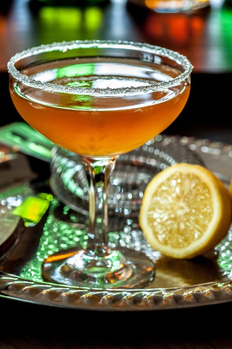 christmas cocktails  fig sidecar