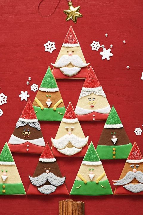 christmas cookies santa and elf cookies
