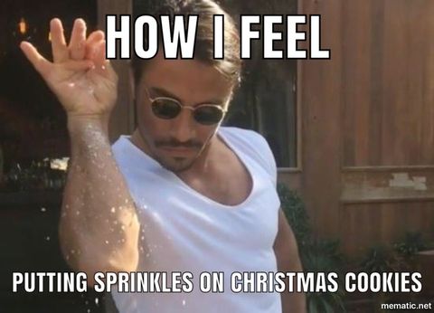 christmas cookies sprinkles - christmas memes