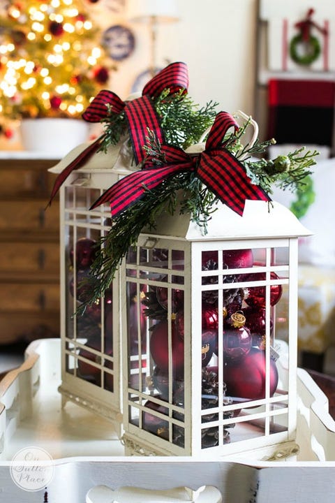 15 DIY Christmas Lantern Ideas - How to Decorate a Holiday Lantern