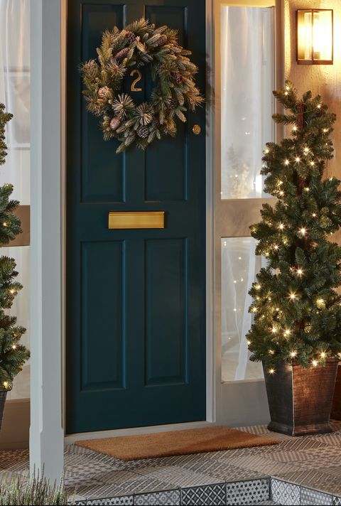 christmas door decorations from homebase