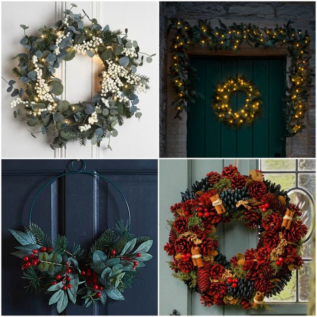 christmas door wreaths
