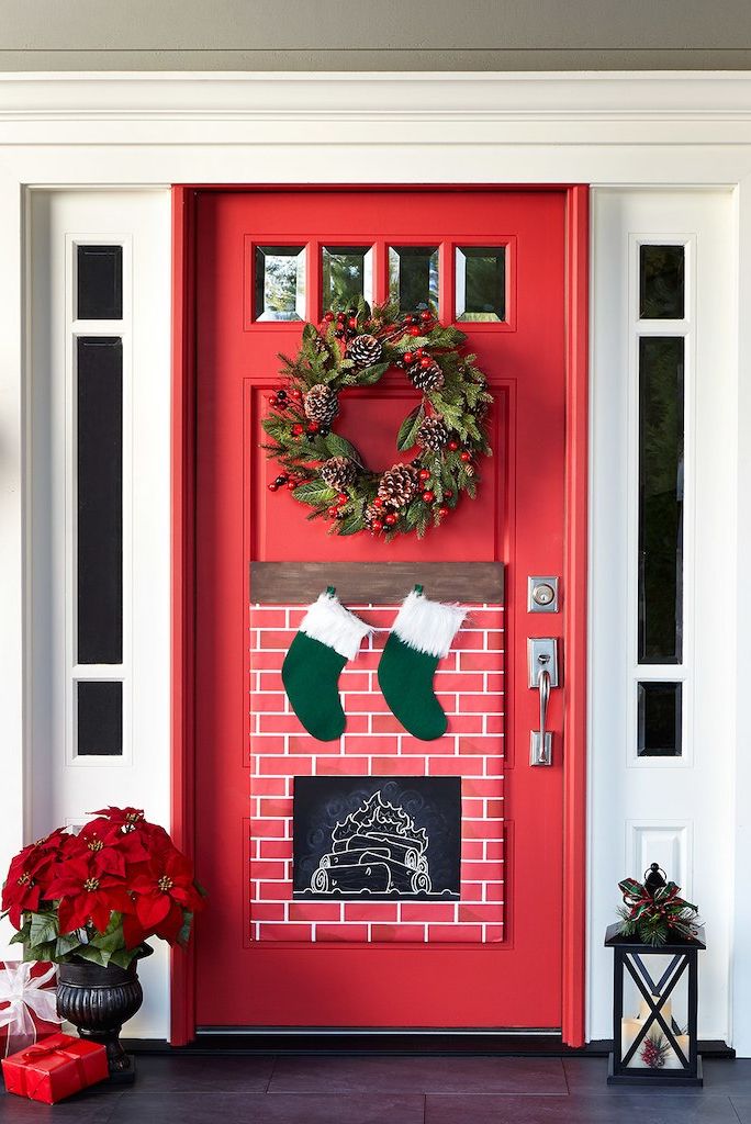 Top 12 Tips Of Door Decoration On Christmas - Homeselfe