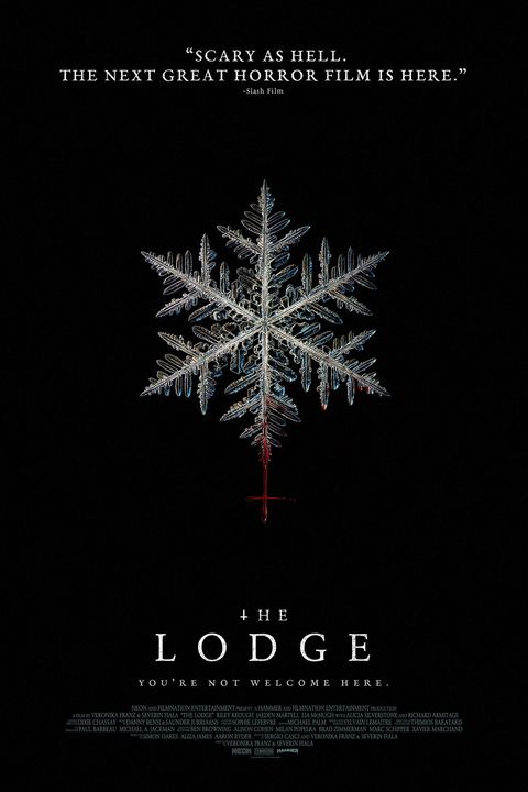 the lodge poster in christmas horror movies
