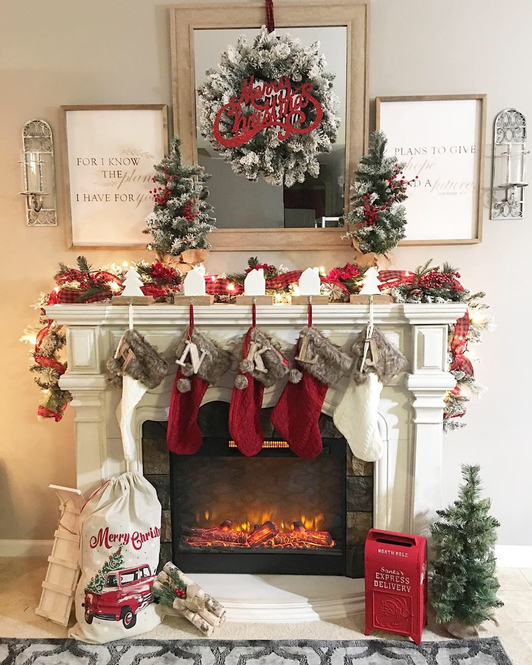 christmas mantel ideas 2020 20 Festive Christmas Mantel Ideas How To Style A Holiday Mantel christmas mantel ideas 2020