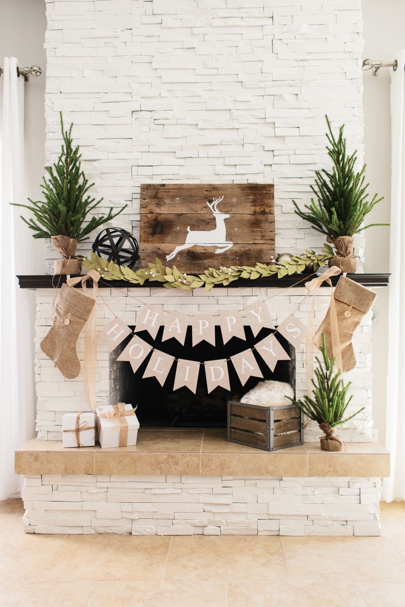 Download 62 Christmas Mantel Decorations Ideas For Holiday Fireplace Mantel Decorating 3D SVG Files Ideas | SVG, Paper Crafts, SVG File