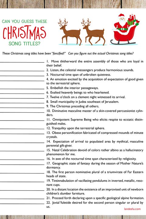 40 Best Christmas Party Games - Family Holiday Game Ideas