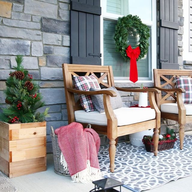 christmas porch decor