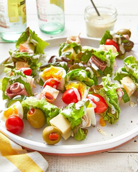 chefs salad on a stick