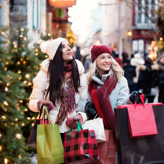 Christmas Shopping with two young women
