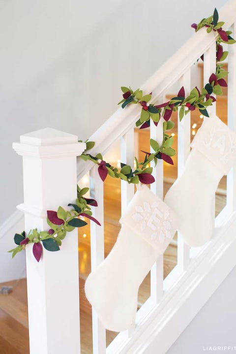 best christmas stair decorations
