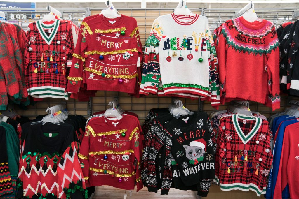 ugly sweater dress walmart