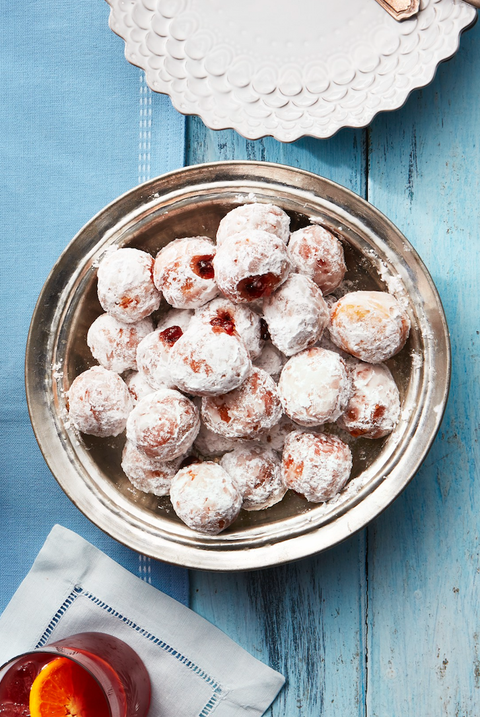 christmas treats jelly donut holes