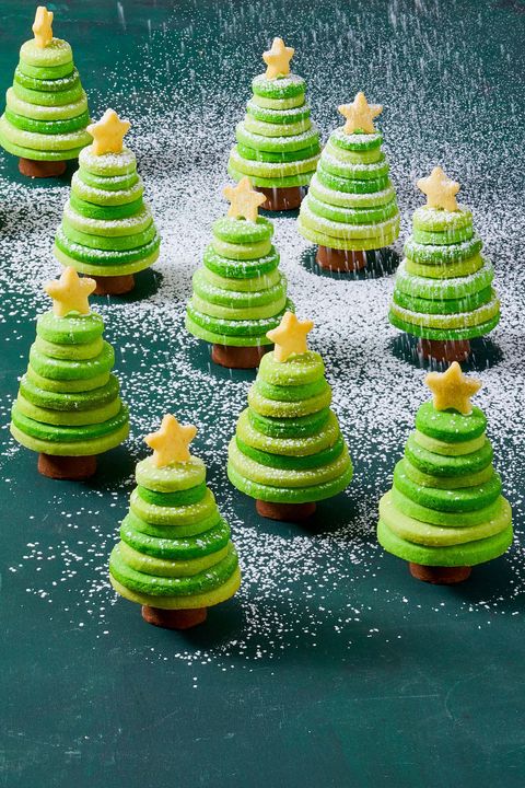 christmas treats sugar cookie trees