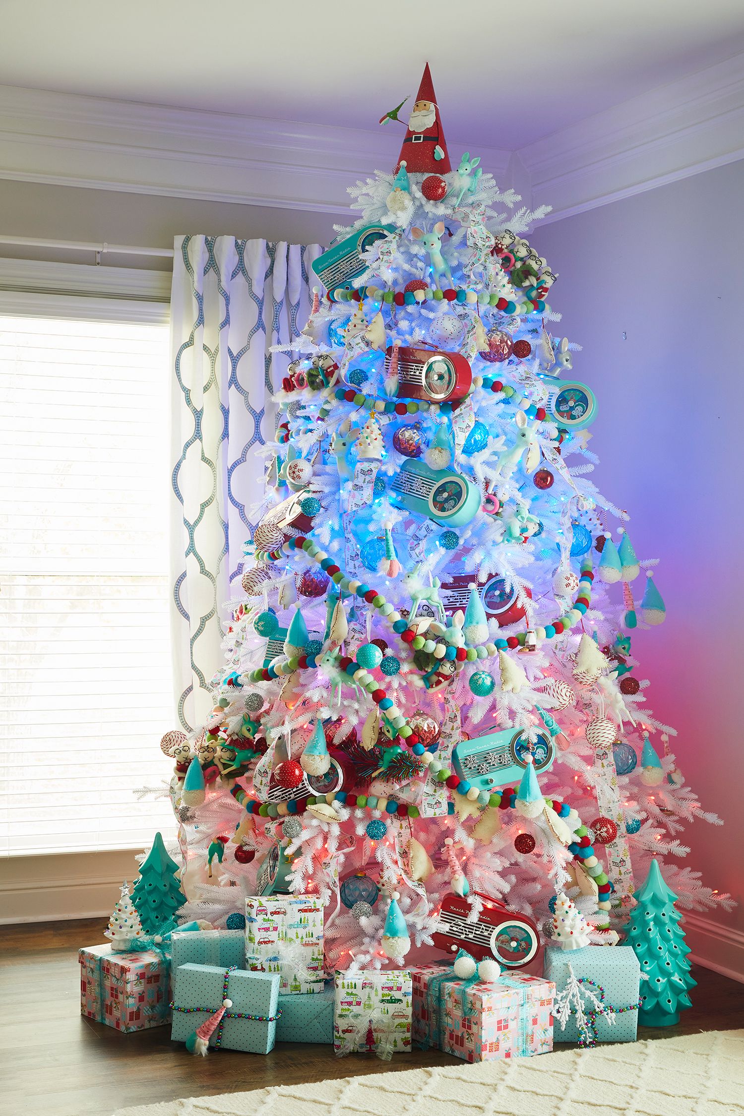1 Tip Pink or Glass Pearl 8 x 31 CM Christmas Tree Christmas Decoration