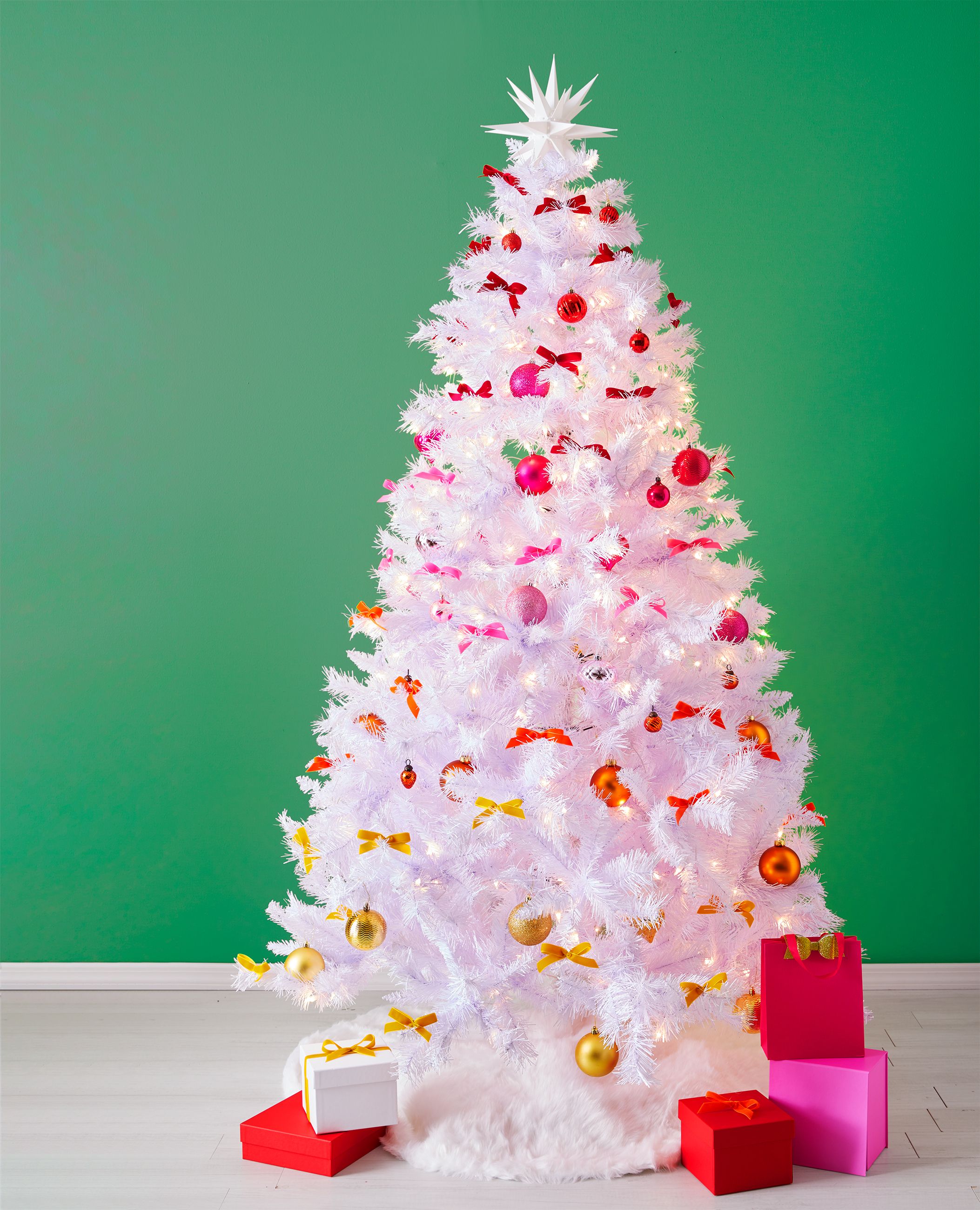 1 Tip Pink or Glass Pearl 8 x 31 CM Christmas Tree Christmas Decoration