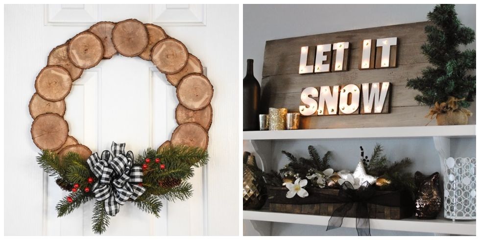 20 Best Christmas Wood Crafts - DIY Holiday Wood Projects ...