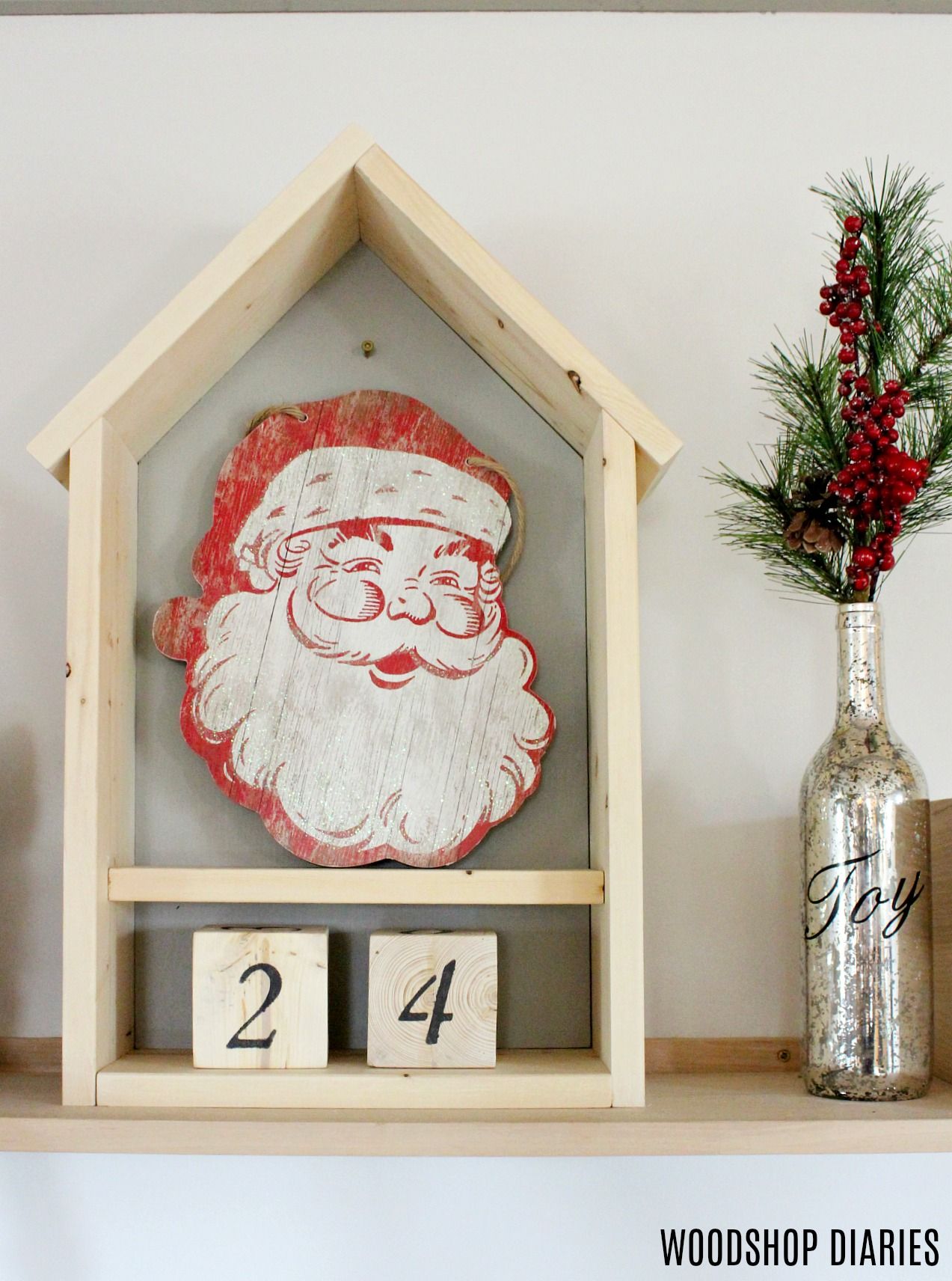 santa wood crafts