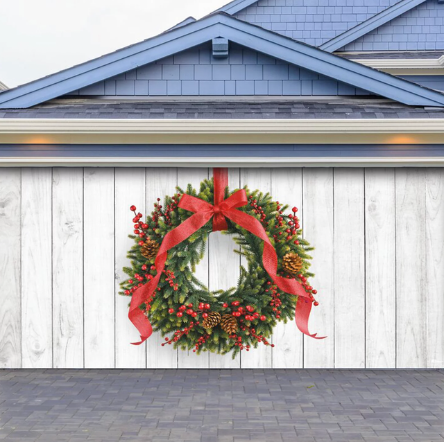 christmas decorating ideas for garage doors