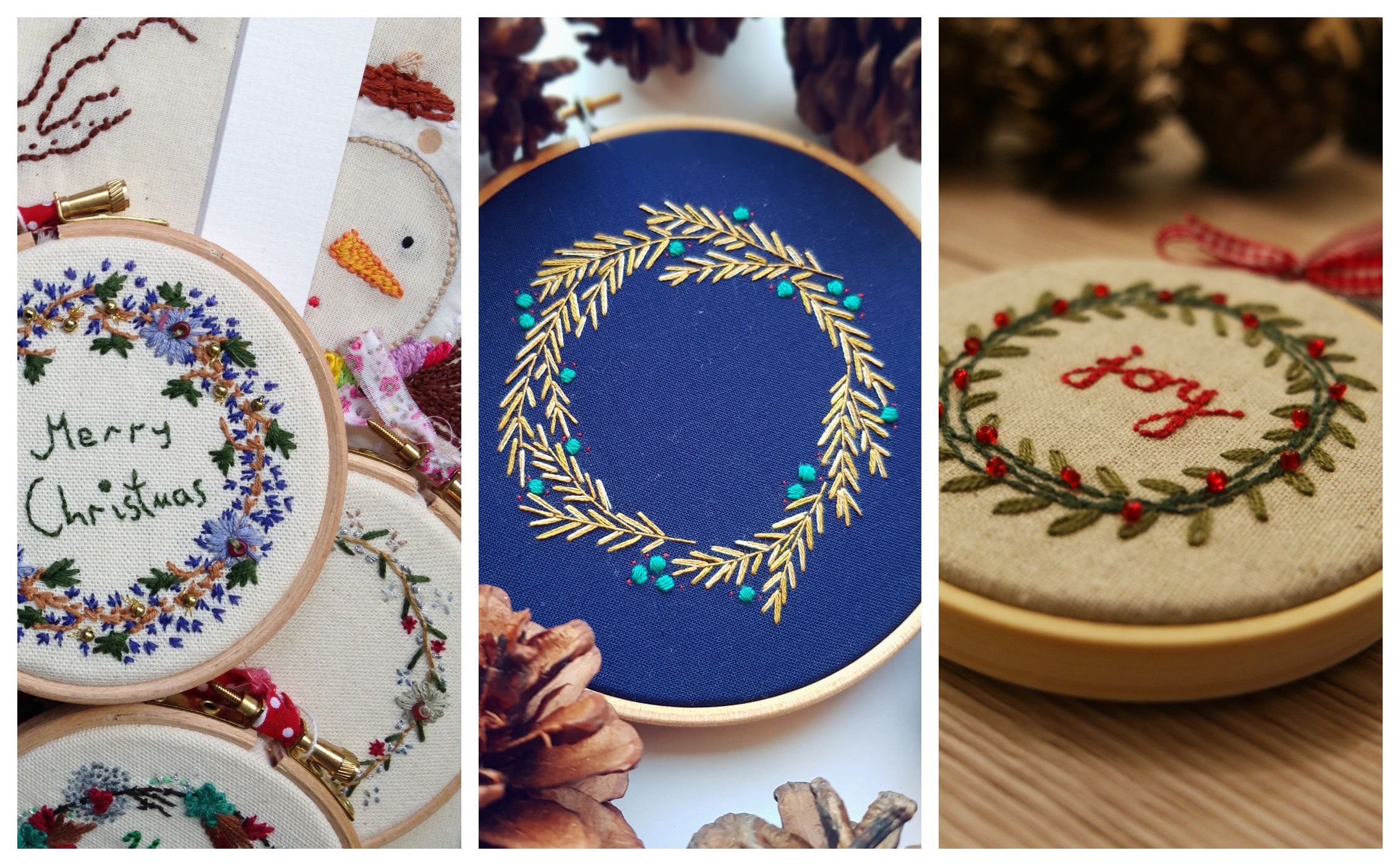 christmas embroidery