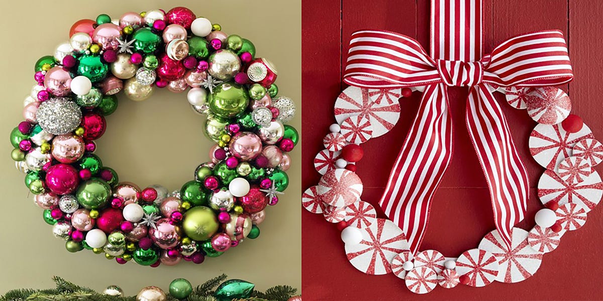 72 DIY Christmas Wreaths - How to Make a Holiday Wreath Craft