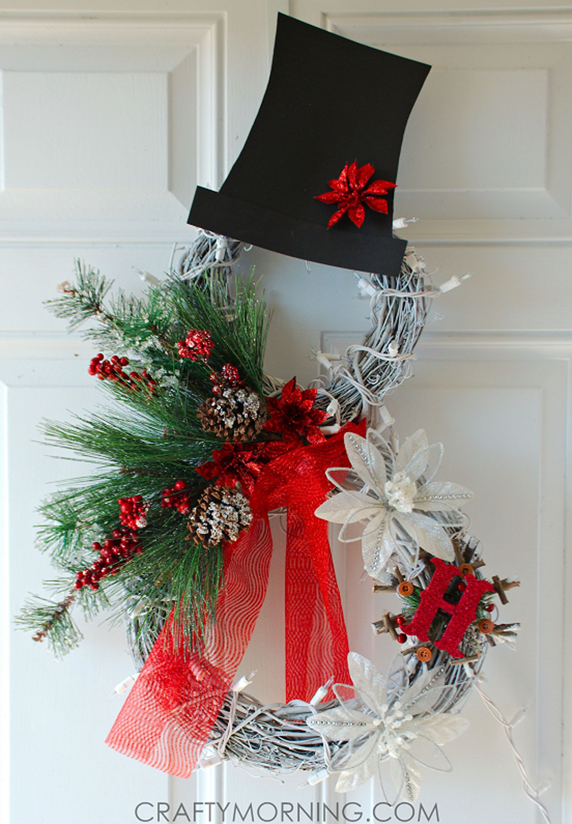 christmas tree wreath