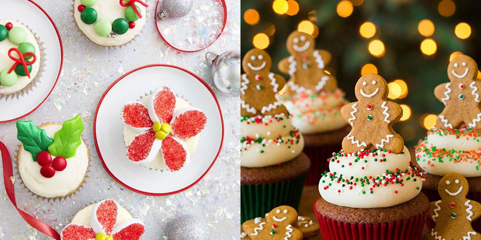 25 Cute Christmas Cupcake Ideas - Easy Recipes and Decorating Tips for