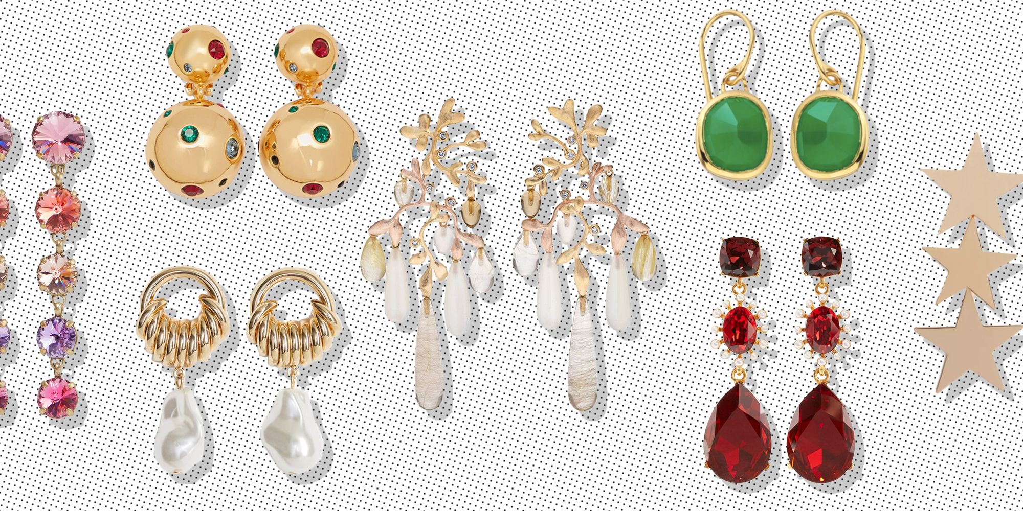 christmas novelty clip on earrings