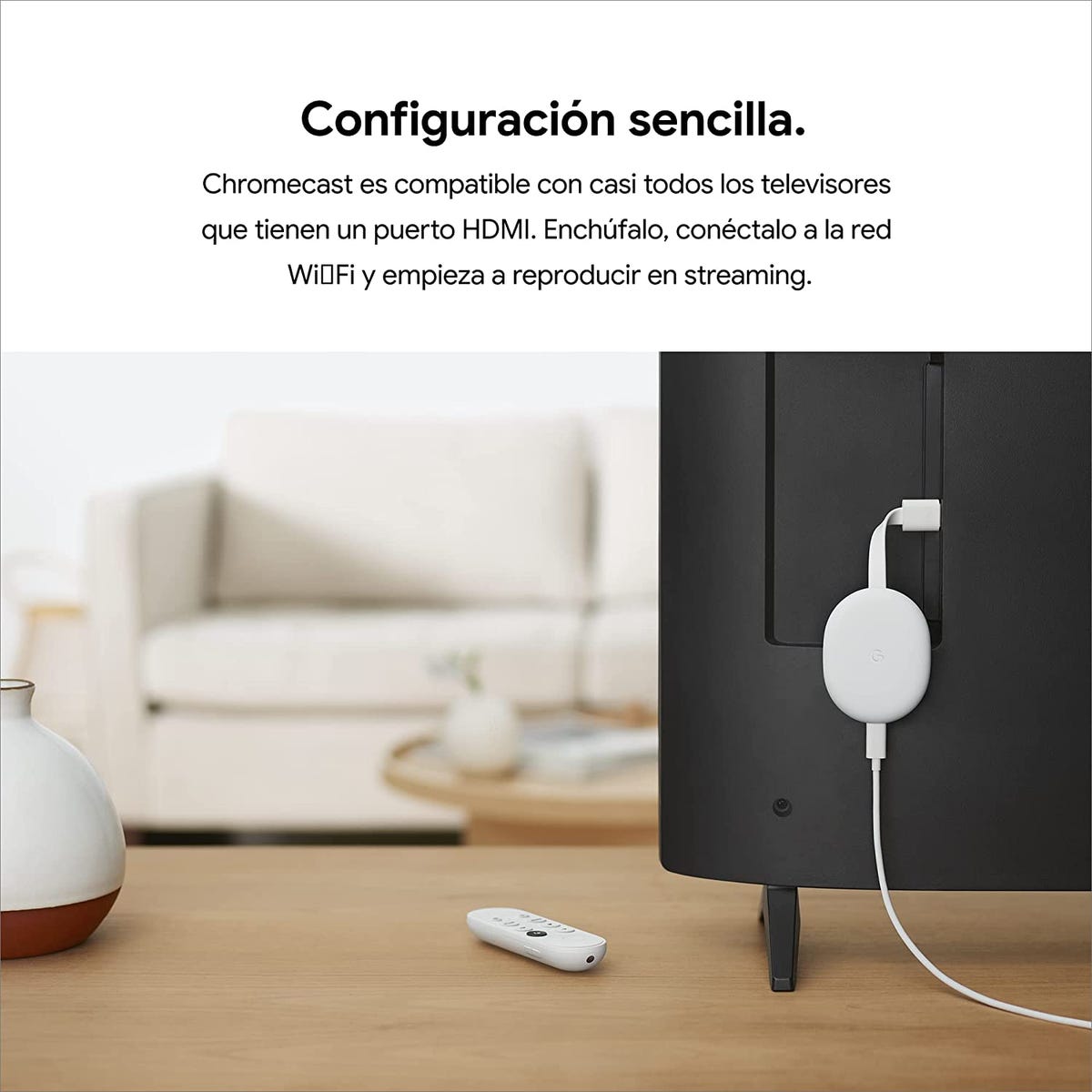 Chromecast with Google TV, the accessory to watch Netflix and HBO Max in 4K, has a discount on Amazon