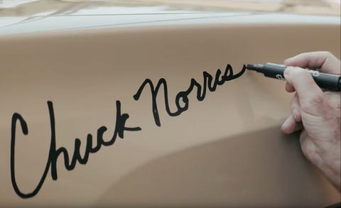 Chuck Norris Signature Chuck Norris Signature