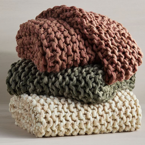 best chunky knit blankets
