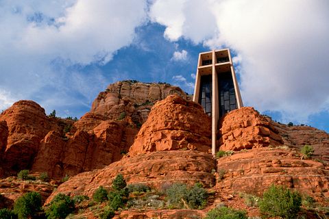 Church Amongst Red Rock