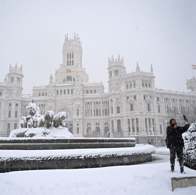 las imágenes más impactantes de la nevada histórica en madrid